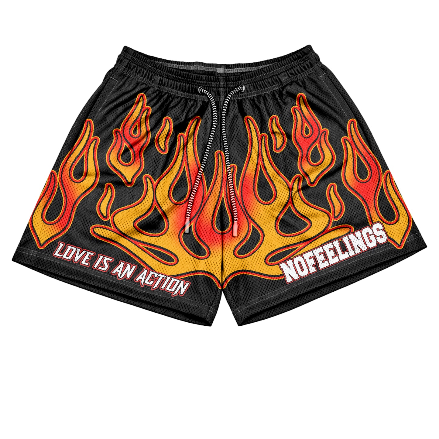 "WE ON FIRE" Mesh Short