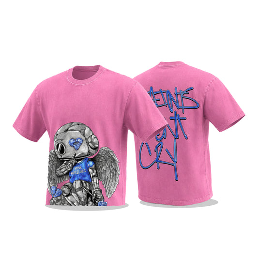 Pink Valentine T-Shirt — NOFEELINGS x Saints Dont Cry