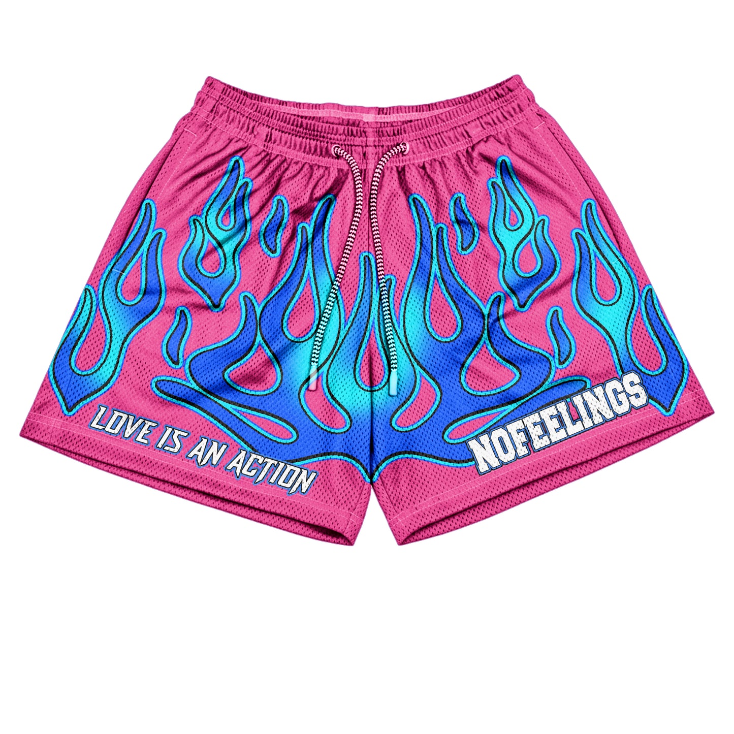"WE ON FIRE" Mesh Short