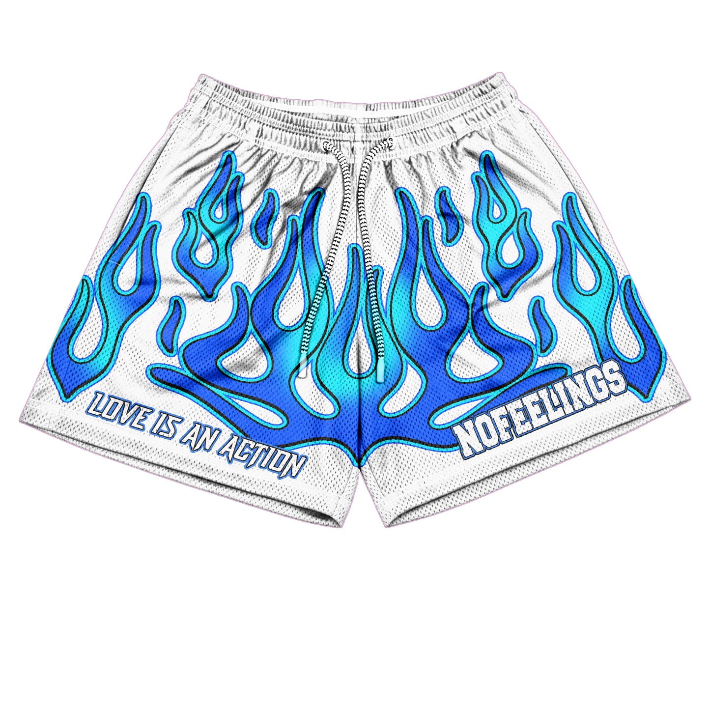 "WE ON FIRE" Mesh Short
