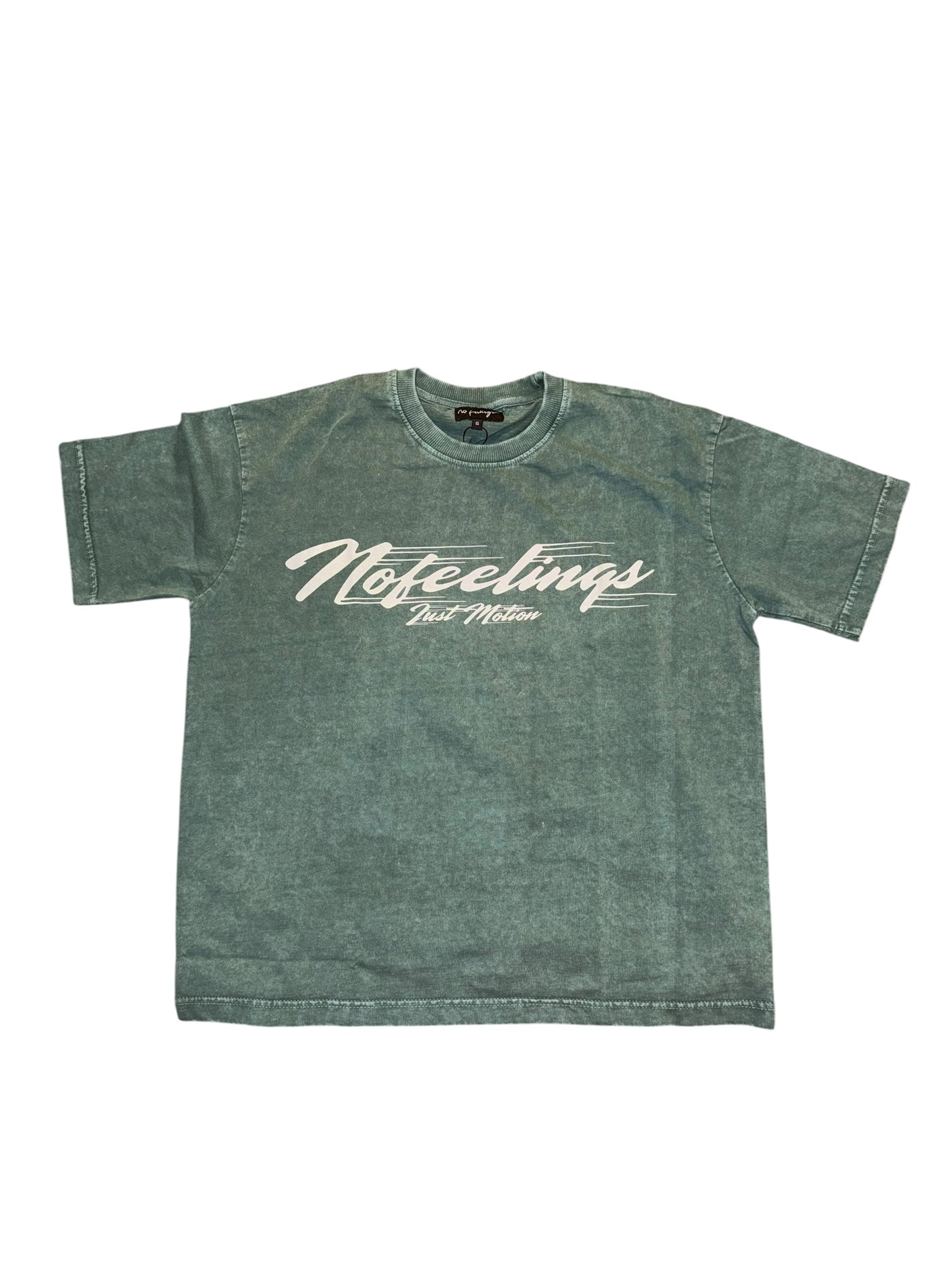 Motion Tee — Green & Navy