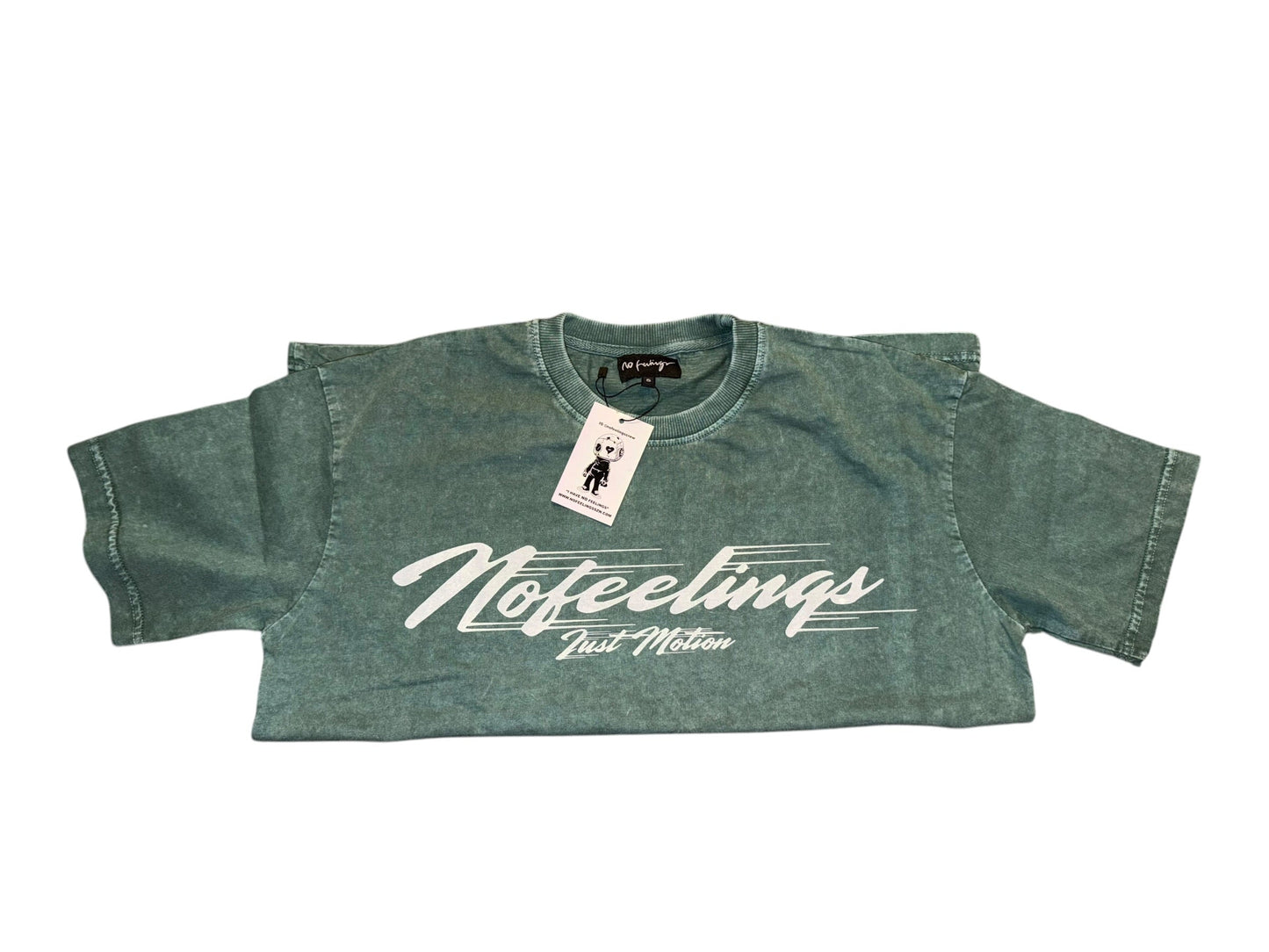 Motion Tee — Green & Navy